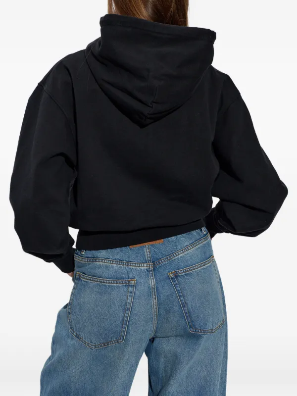 Alexander Wang ジップアップ パーカー | ブラック | FARFETCH JP