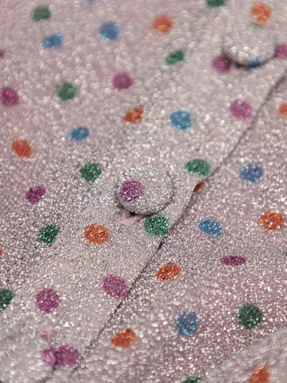 Oseree Kids Playsuit met stippen en glitter Roze