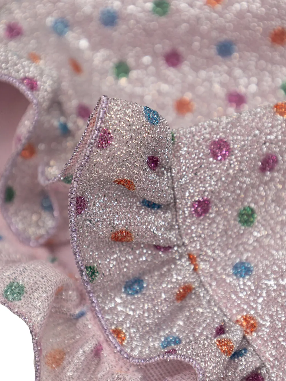Oseree Kids Playsuit met stippen en glitter Roze