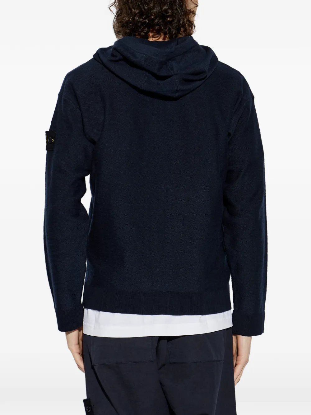 Stone Island Vest met logodetail Blauw