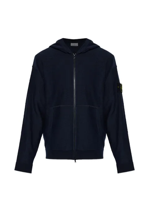 Stone Island logo-patch hoodie
