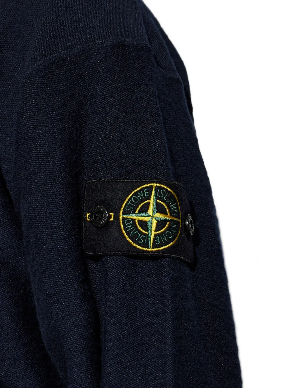 Stone Island Vest met logodetail Blauw