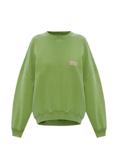 American Vintage logo crew neck sweatshirt