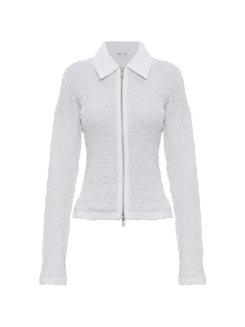 SAMSOE SAMSOE zip collared top