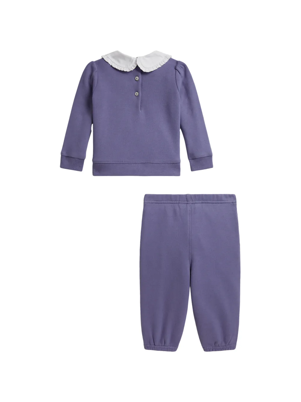 POLO RALPH LAUREN KIDS Trainingspak met ruchekraag Paars