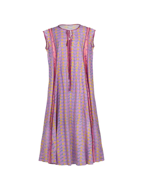 Celia B Lyra floral tie-neck maxi dress