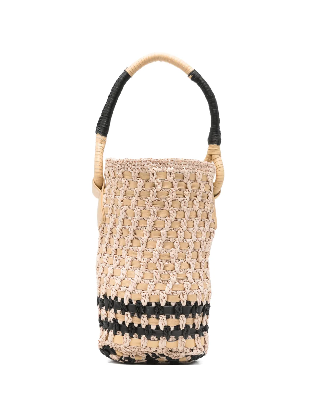 Alysi top-handle bucket bag - Toni neutri
