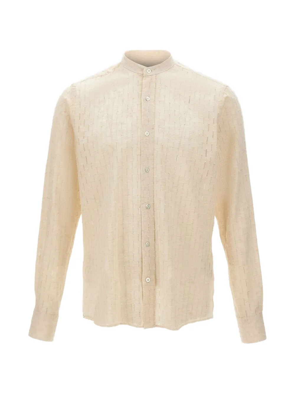 Tagliatore band-collar shirt - Toni neutri