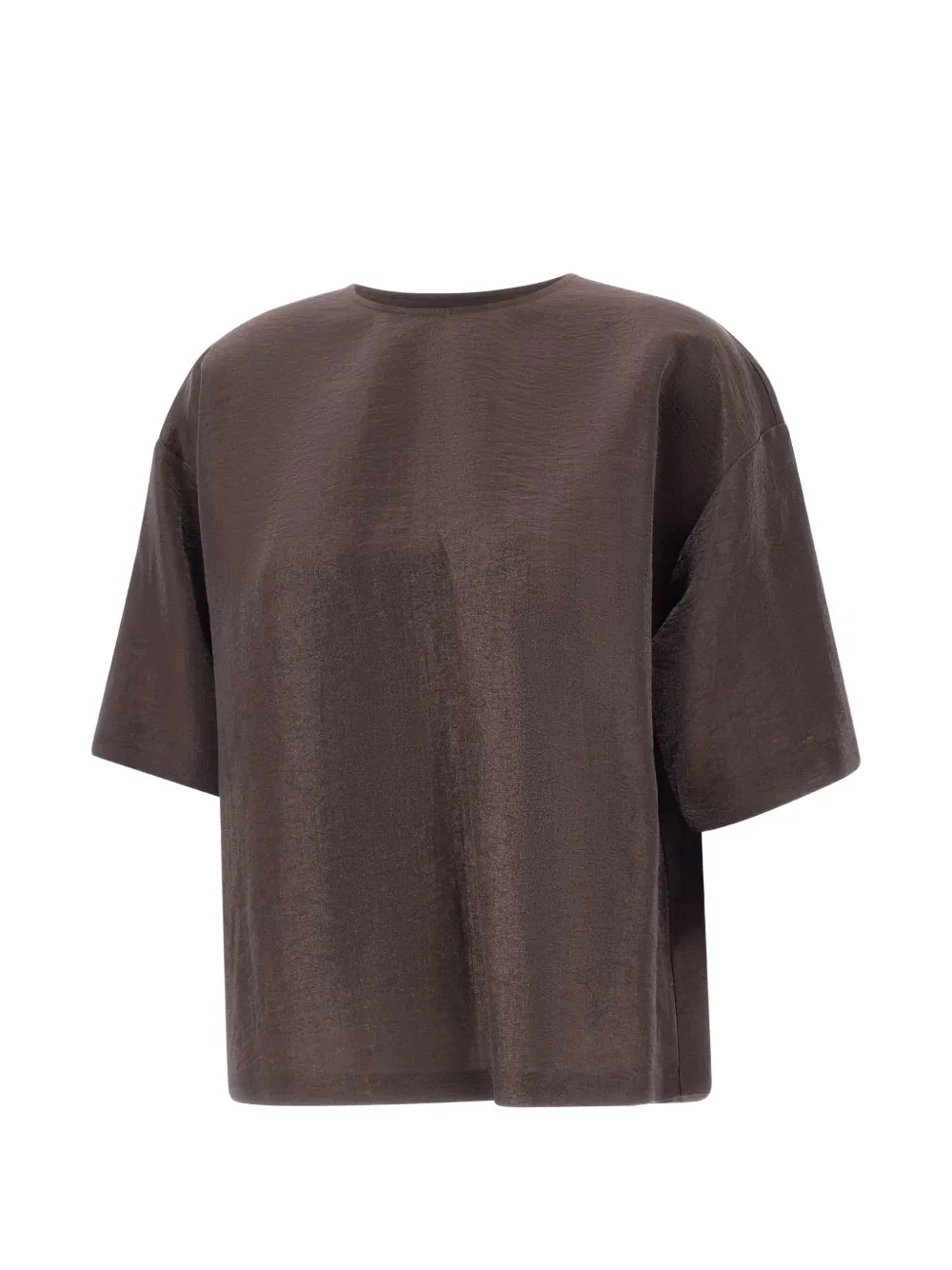  Boss Short-sleeve Blouse - Brown 