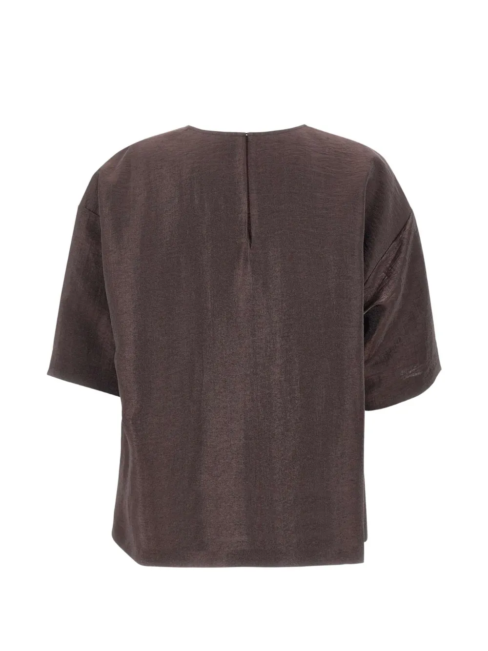  Boss Short-sleeve Blouse - Brown 