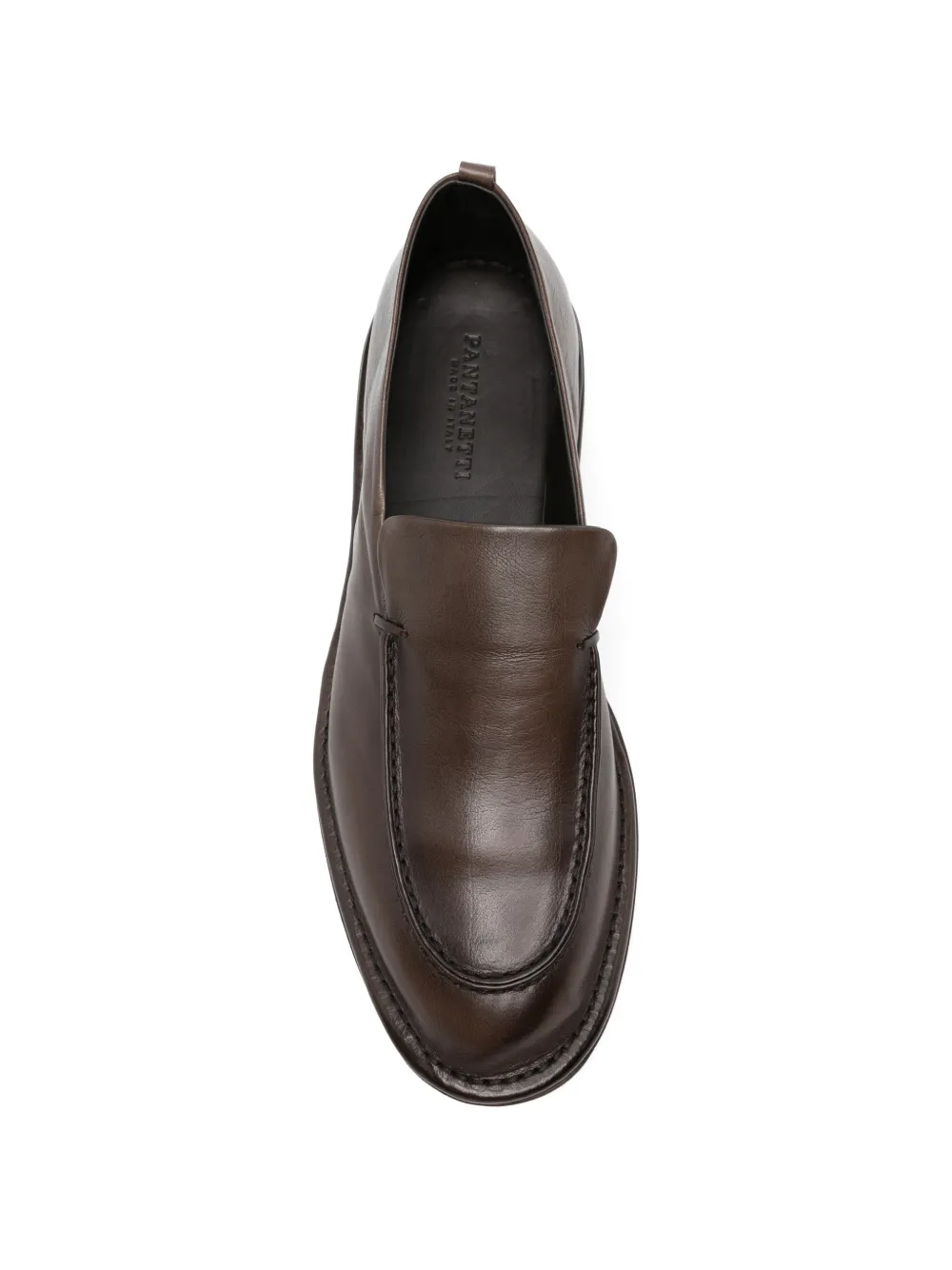 Pantanetti Leren loafers Bruin