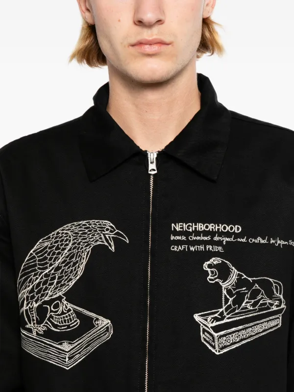 Neighborhood Souvenir Jacket | Black | FARFETCH ID