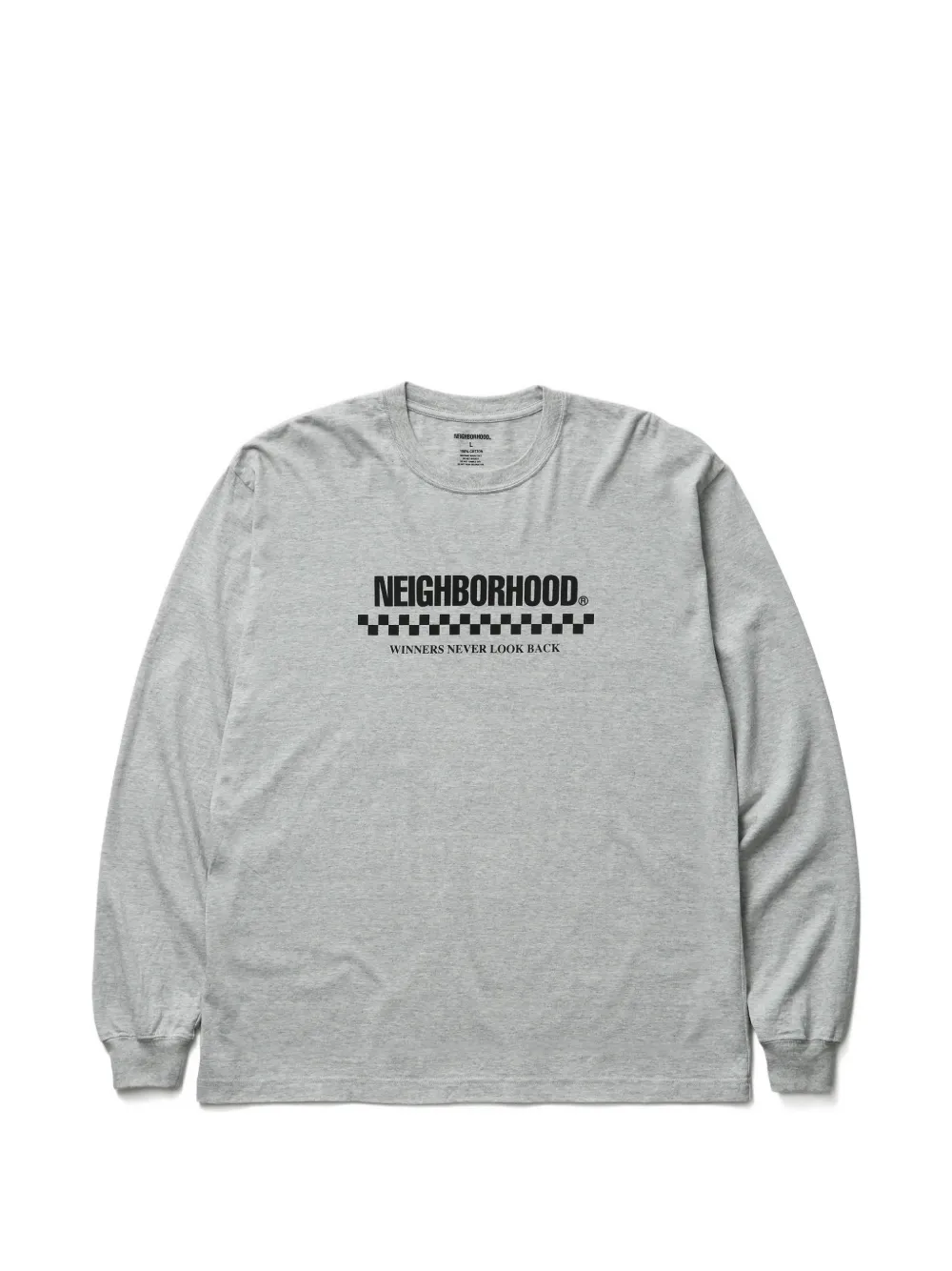Neighborhood long-sleeve crewneck T-shirt - Grigio