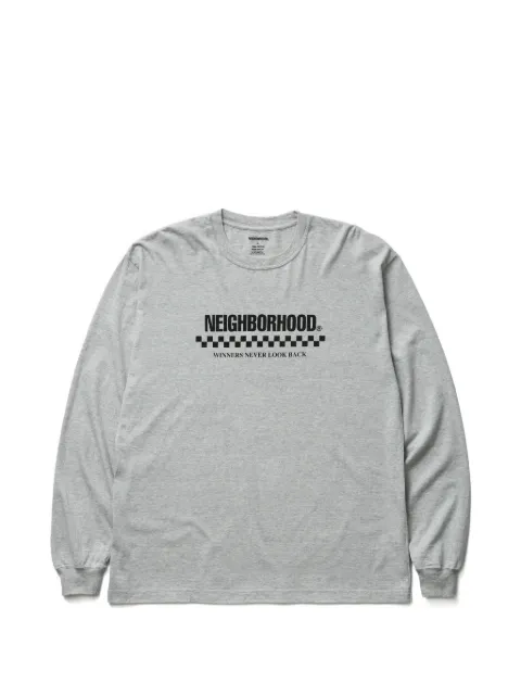 Neighborhood long-sleeve crewneck T-shirt