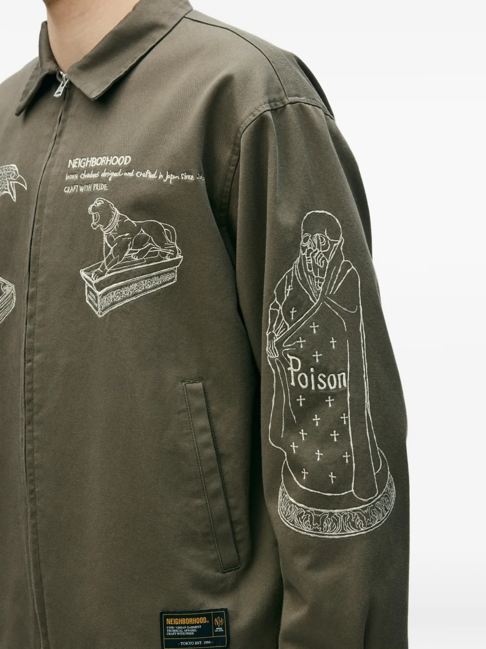 Neighborhood Souvenir Jacket | Grey | FARFETCH