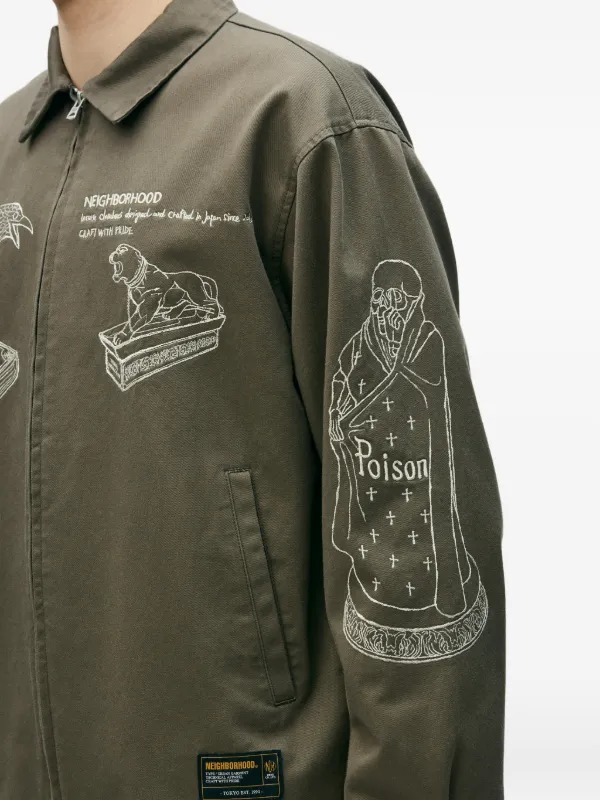 Neighborhood Souvenir Jacket | Grey | FARFETCH PH
