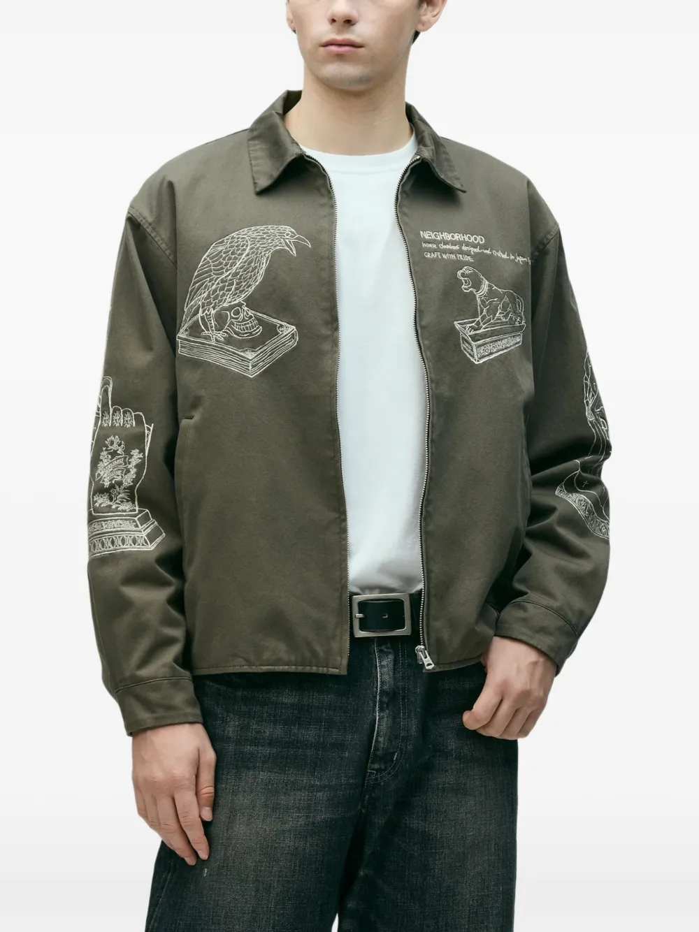 Neighborhood Souvenir Jacket | Grey | FARFETCH