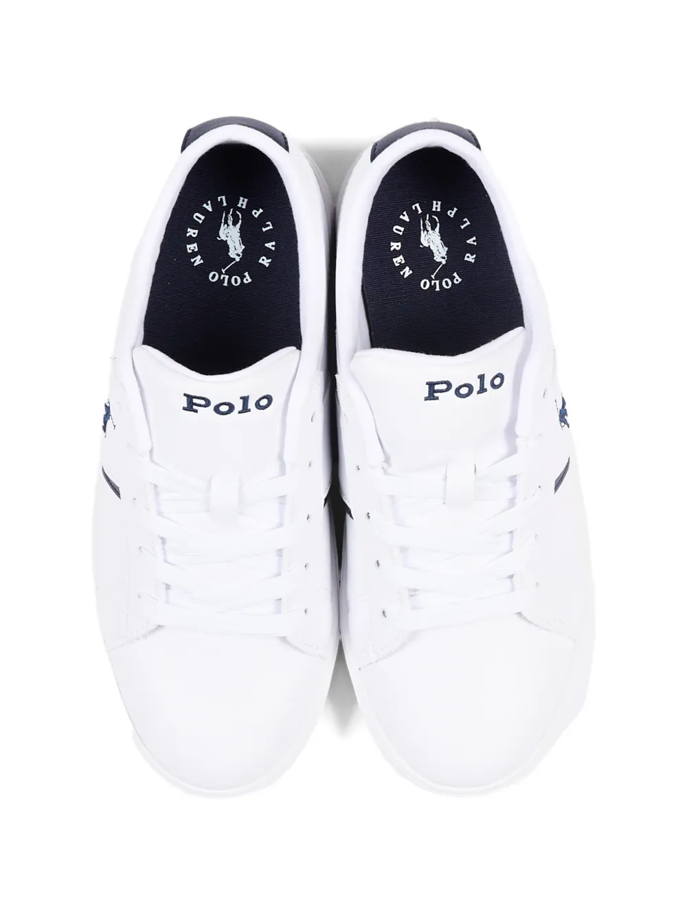 POLO RALPH LAUREN KIDS logo sneakers Wit