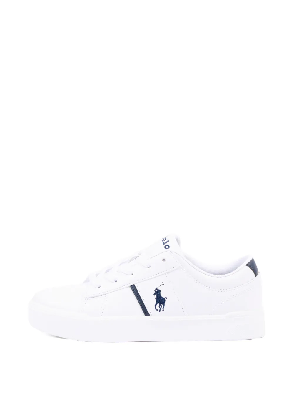 POLO RALPH LAUREN KIDS logo sneakers Wit