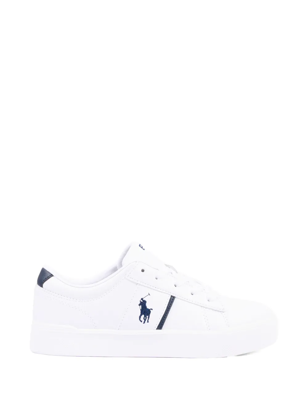 POLO RALPH LAUREN KIDS logo sneakers Wit