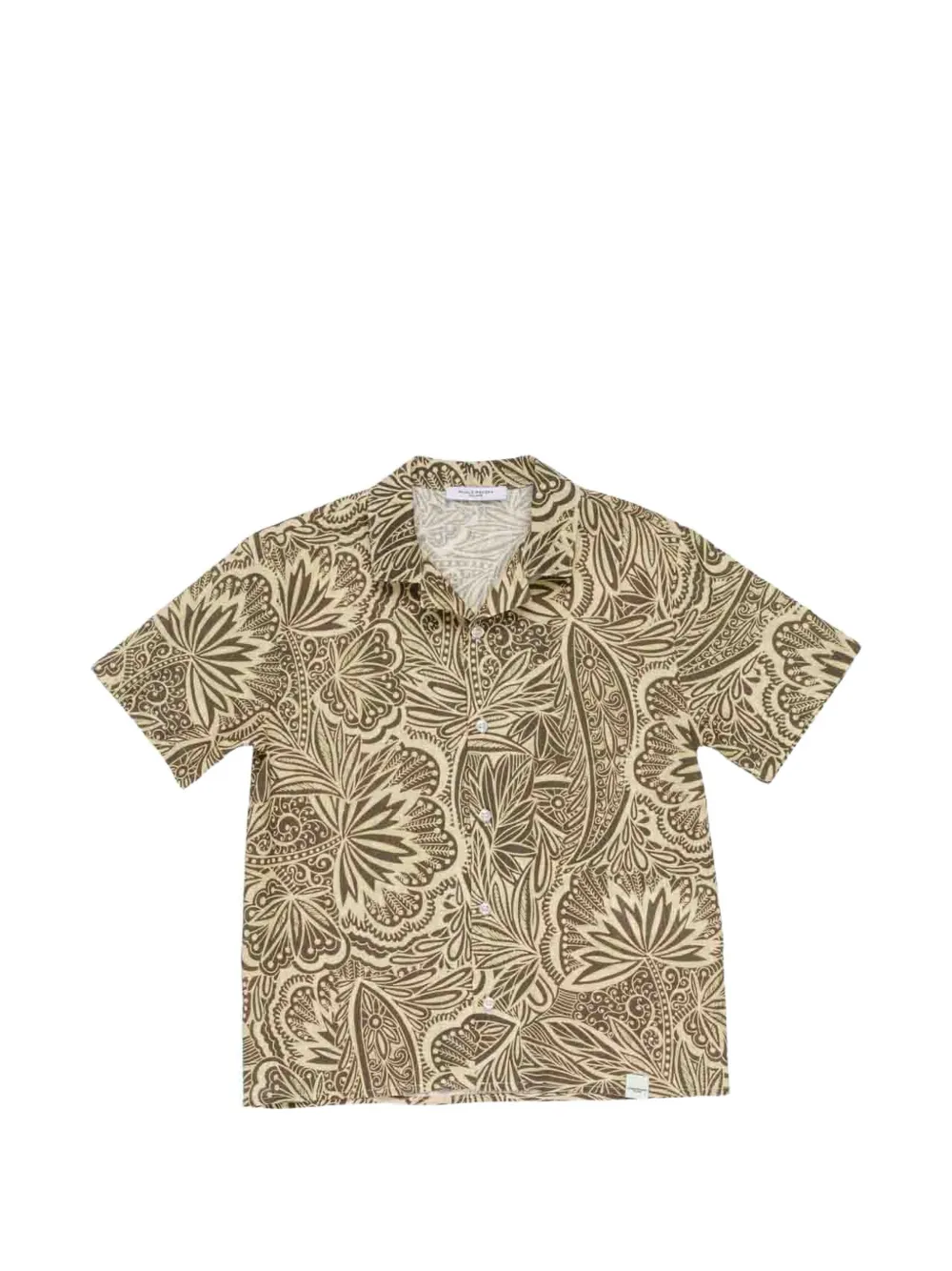 Paolo Pecora Kids floral-pattern shirt - Nude