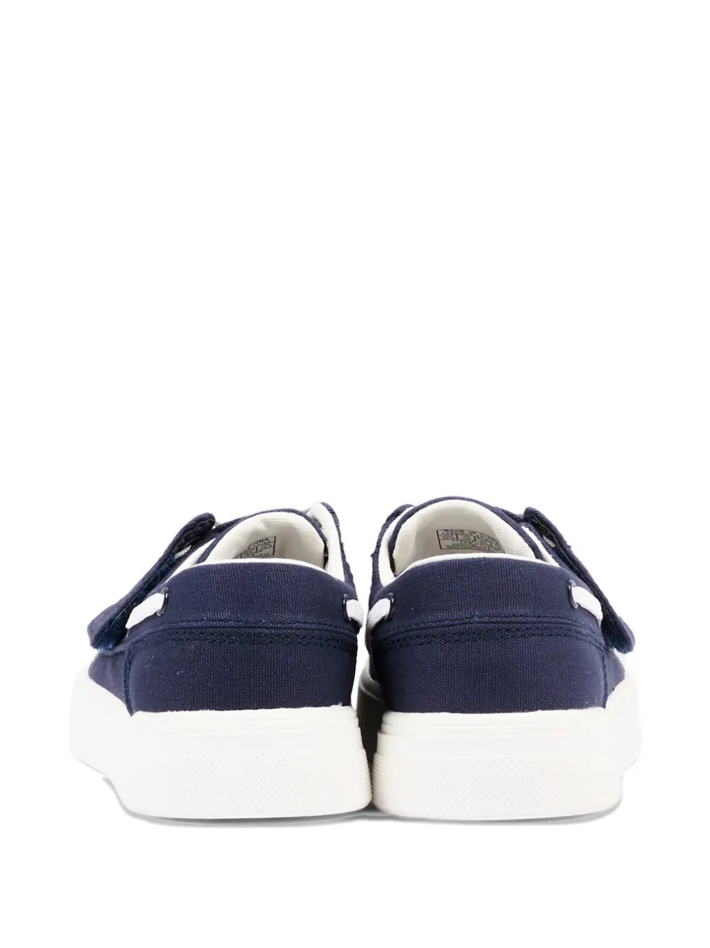 POLO RALPH LAUREN KIDS tie detail moccasins Blauw