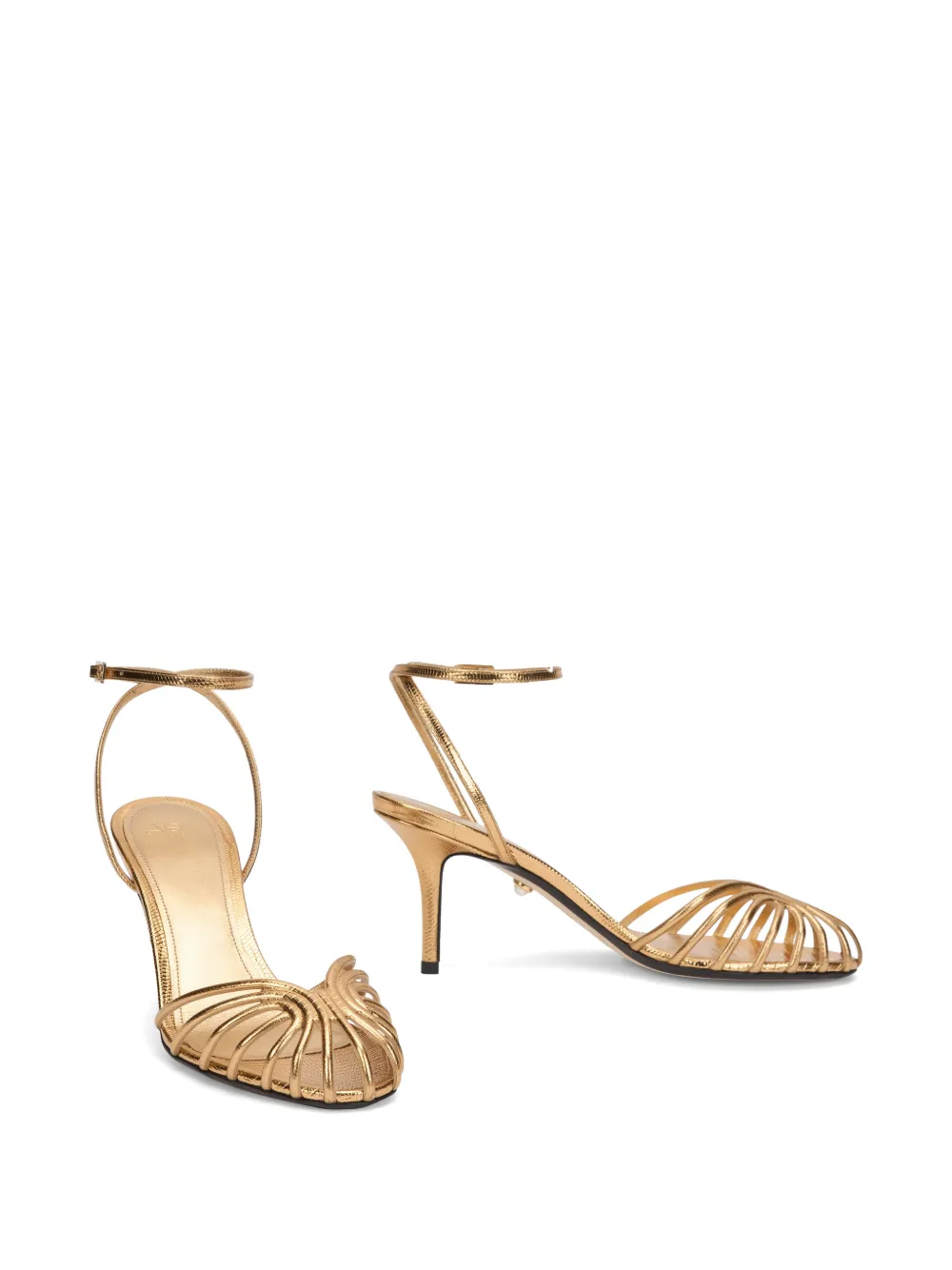 Alevì Blake cage-effect sandals Goud