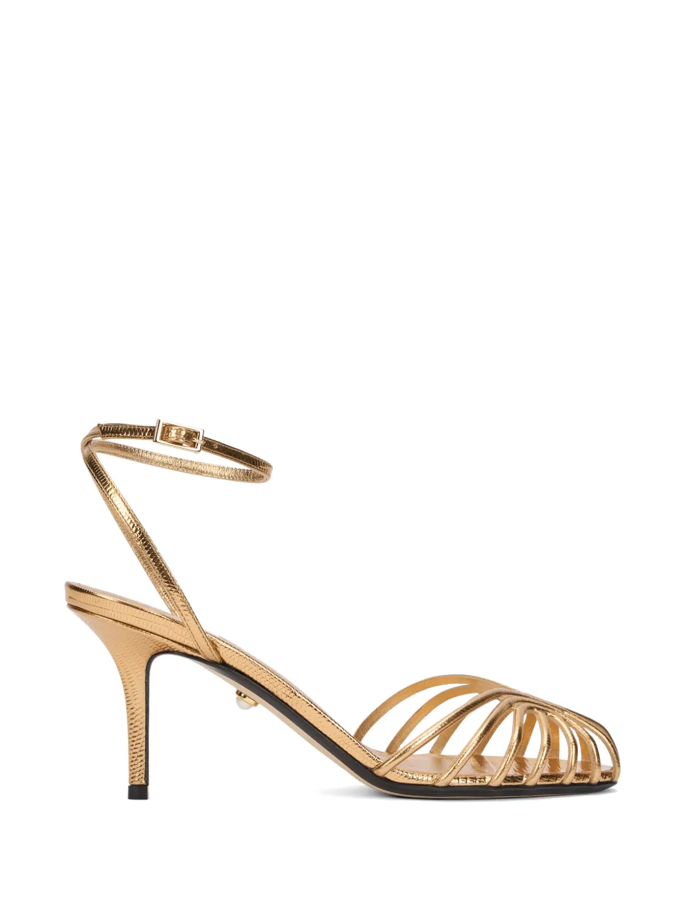 Alevì Blake cage-effect sandals Goud