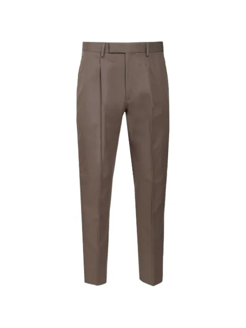 Zegna pleated tapered-leg trousers