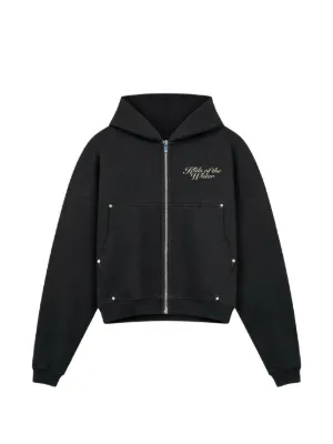 GANNI ロゴ　スエット上下セット　ブラック GANNI Velour zip-up Hoodie | Black | FARFETCH