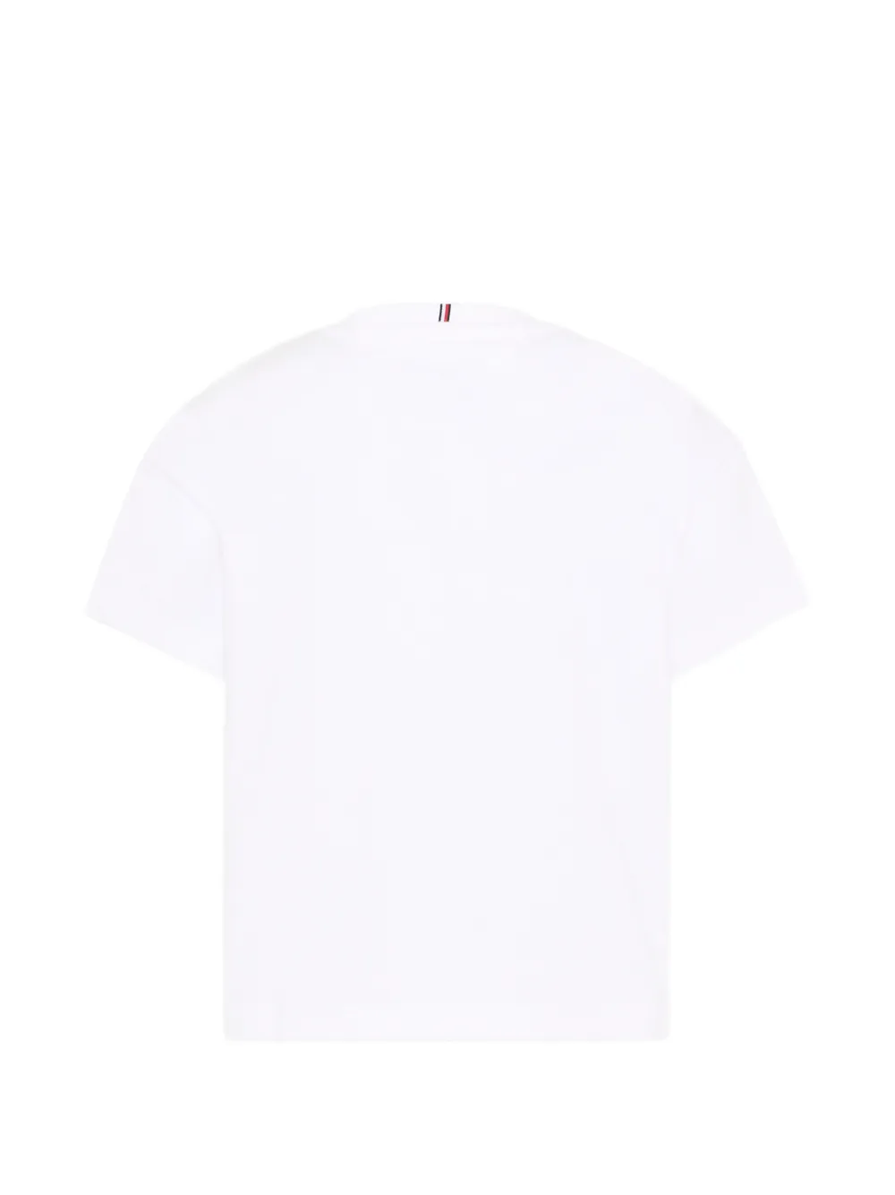 Tommy Hilfiger Junior T-shirt met ronde hals en korte mouwen Wit