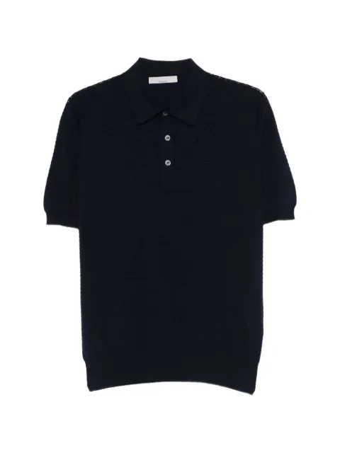 Gran Sasso textured-knit polo shirt