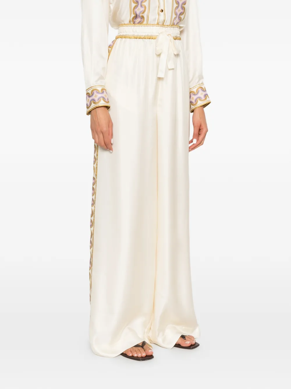 ZIMMERMANN Luna Retro broek Beige