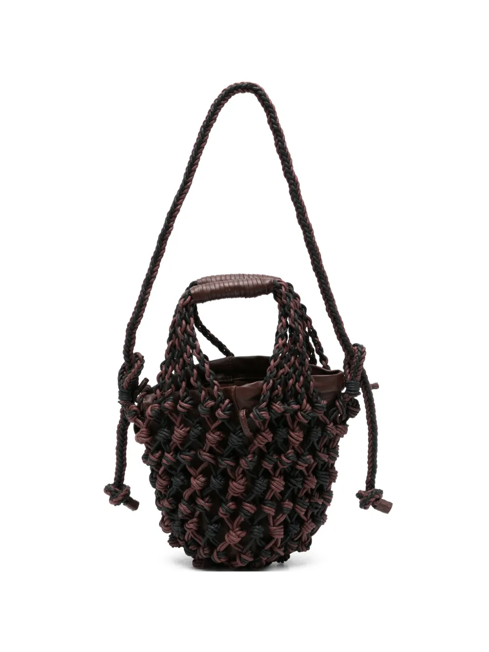 Alysi knot-detail bucket bag - Rot