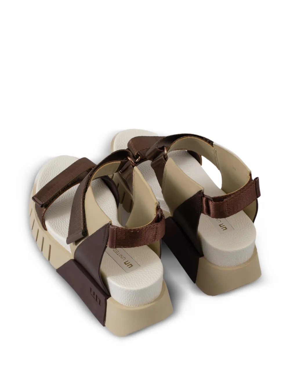 United Nude Delta Run sandalen met plateauzool Bruin