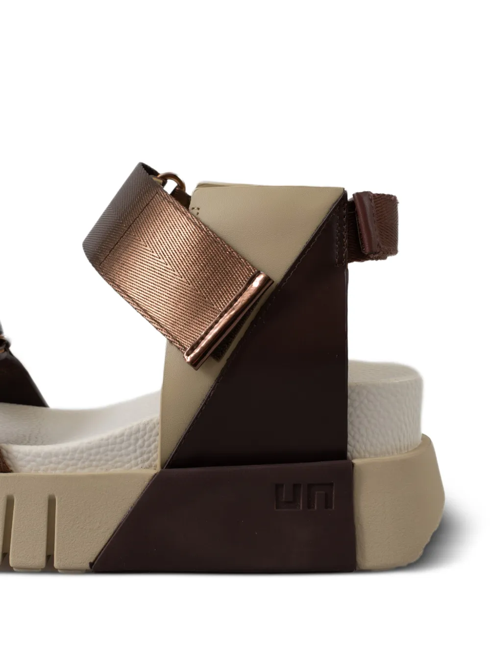 United Nude Delta Run sandalen met plateauzool Bruin