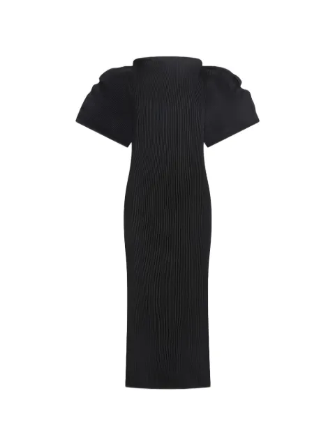 Melitta Baumeister curved-sleeves midi dress