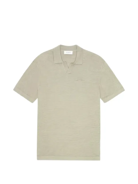 Les Deux V-neck logo polo shirt