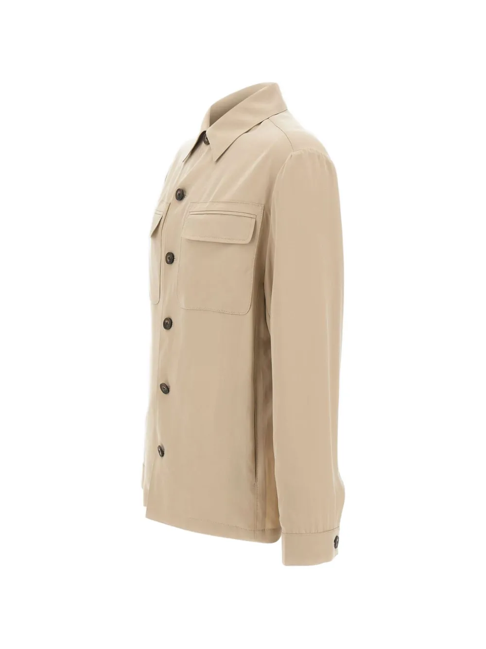  Pal Zileri Chest-pockets Button Jacket - Neutrals 