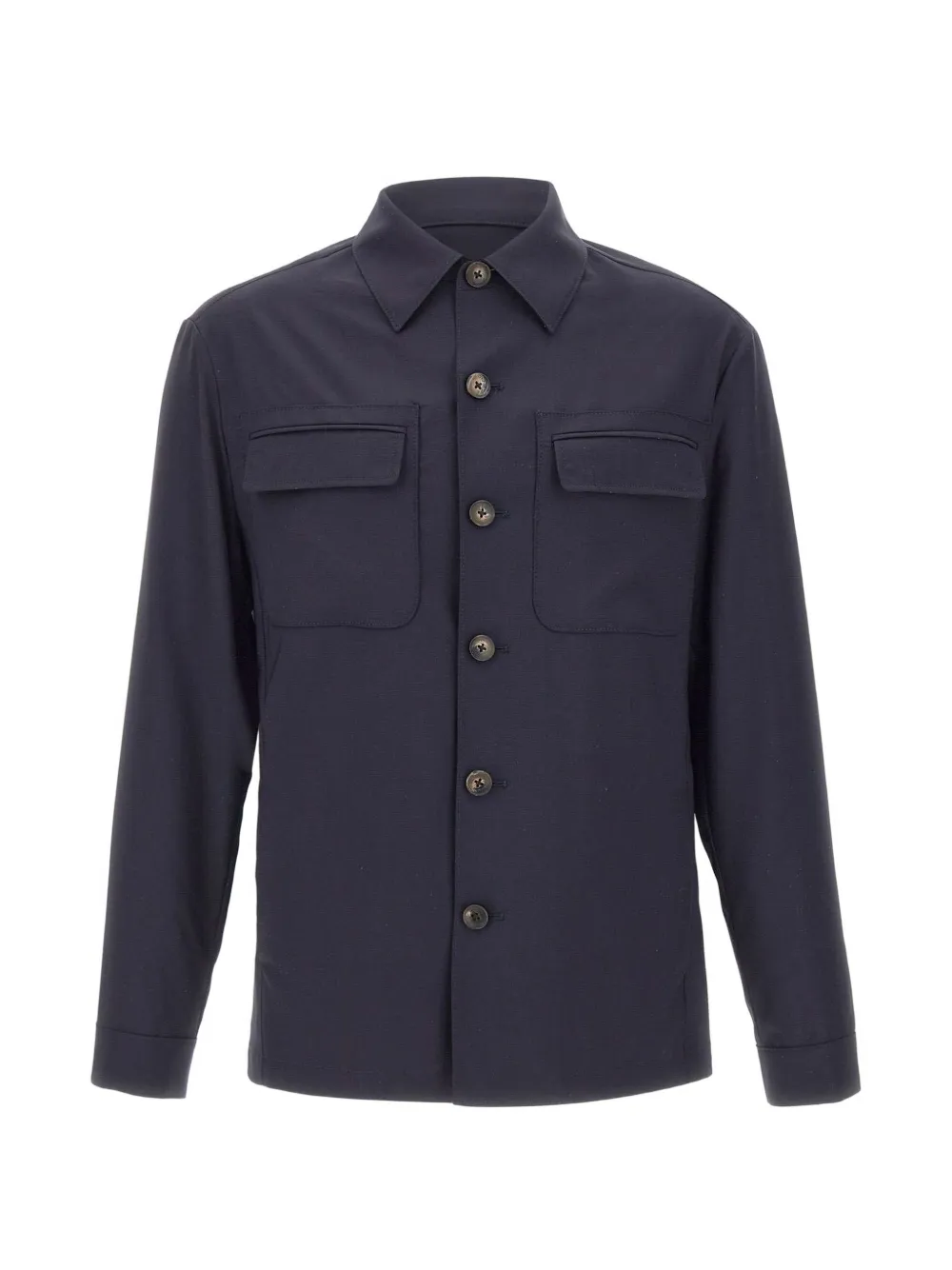 Pal Zileri chest pocket button jacket - Blu
