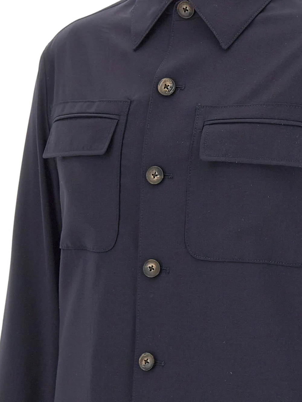 Pal Zileri Jack met borstzak en knoop Blauw