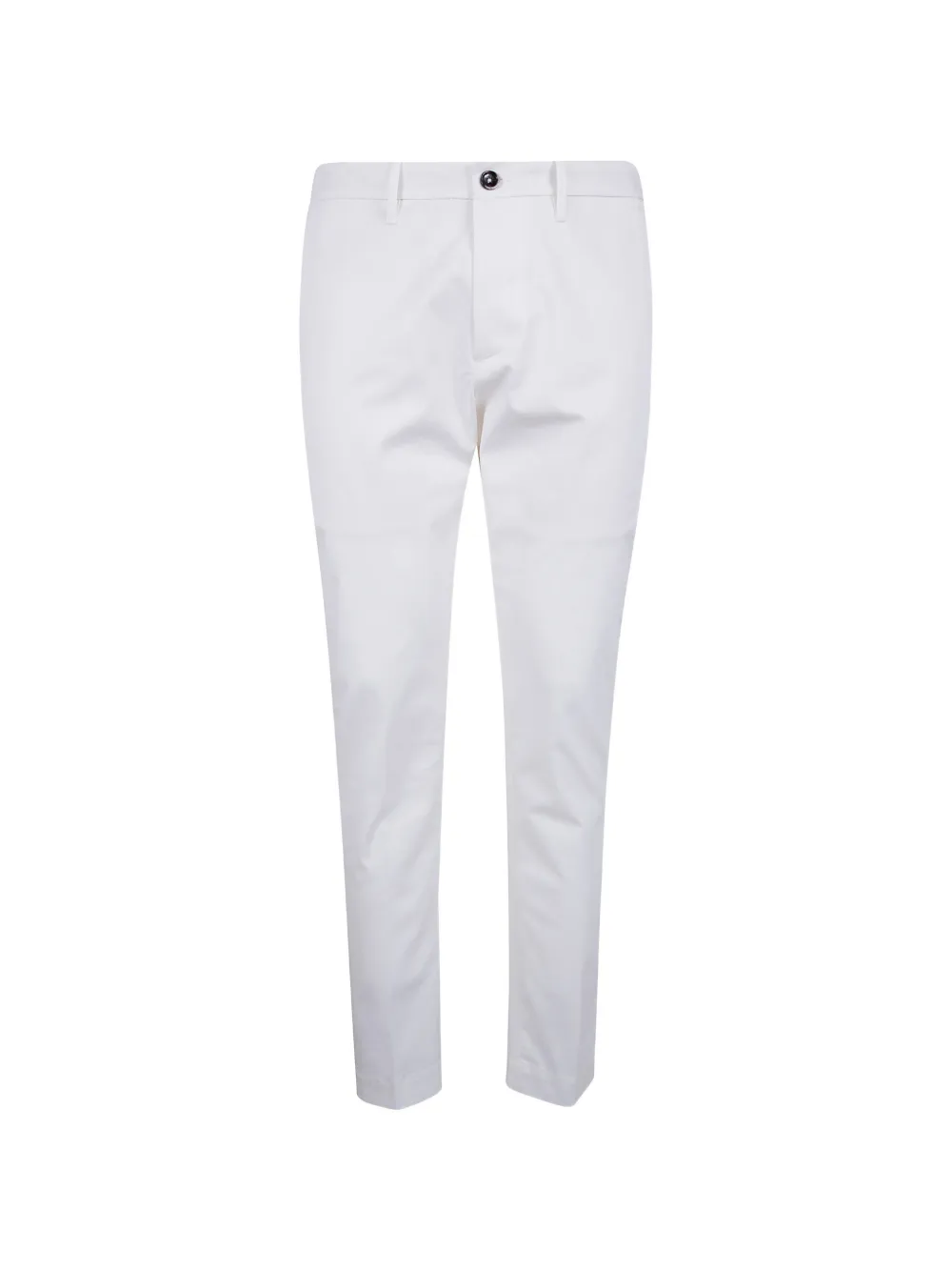 Nine In The Morning logo-patch trousers - Bianco