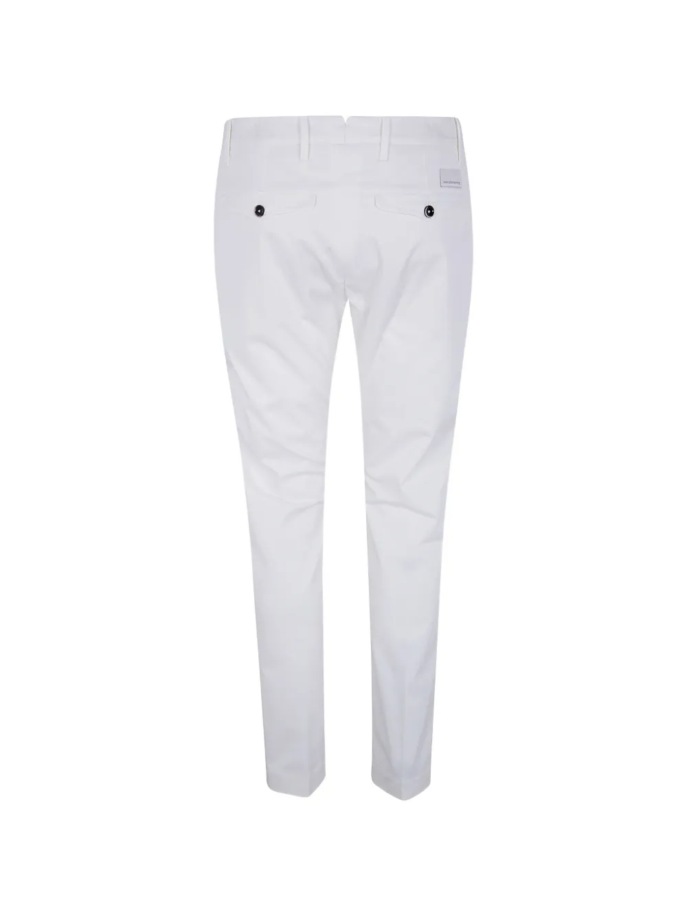 Nine In The Morning Broek met logopatch Wit