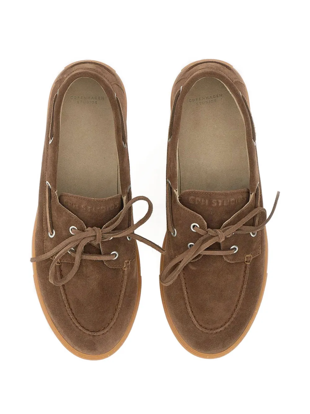 Copenhagen Studios Suède bootschoenen Bruin