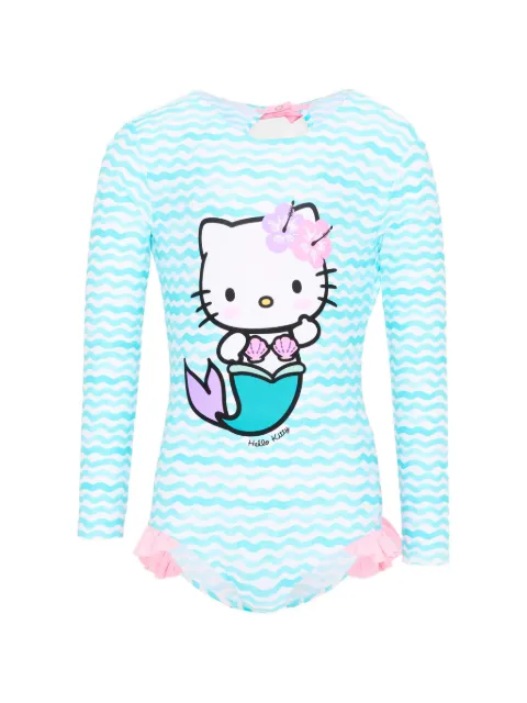 MC2 Saint Barth Kids x Hello Kitty ruffled swimsuit