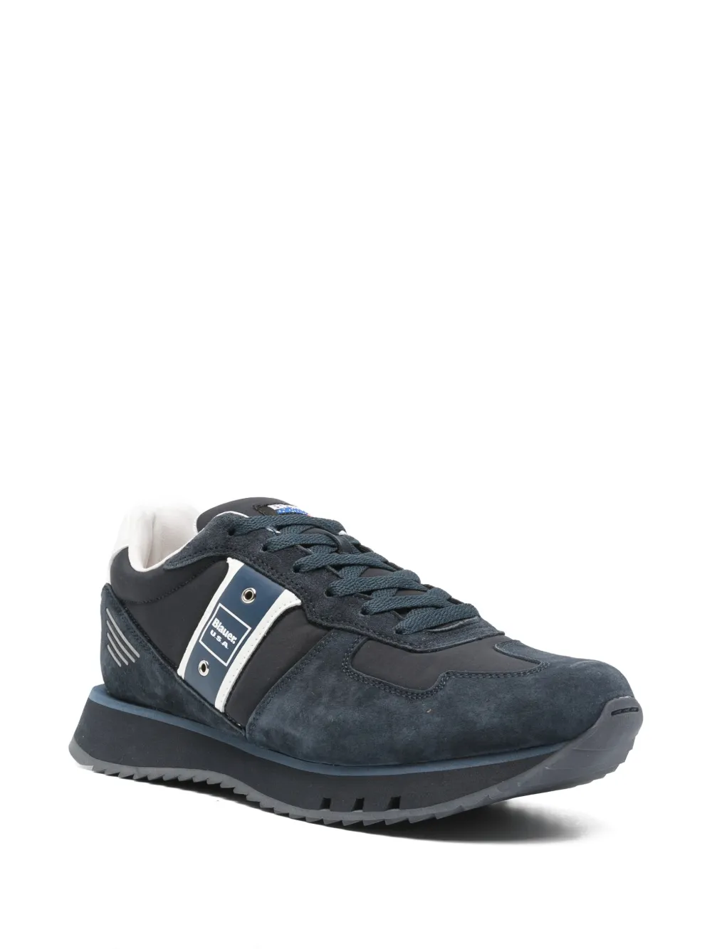 Blauer Yono leather sneakers Blauw