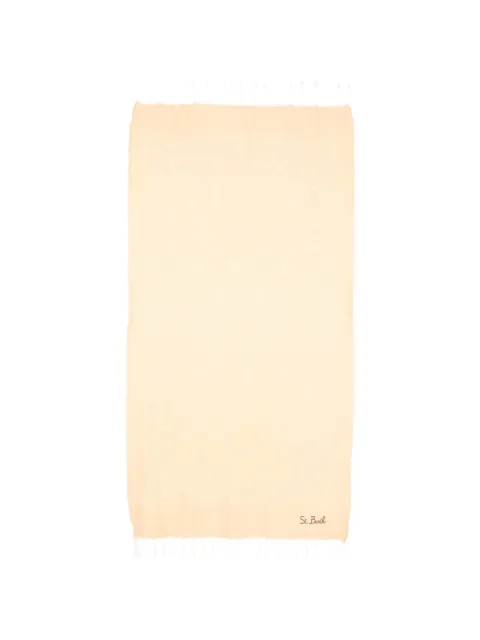 MC2 Saint Barth Kids J print fringe towel