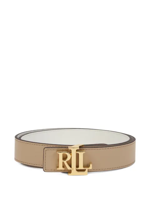 Lauren Ralph Lauren logo-buckle reversible leather belt