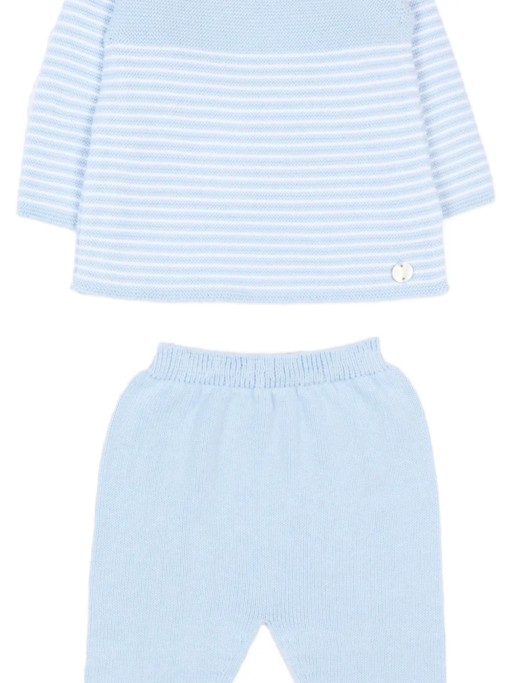  Paz Rodriguez Ensemble De Vêtements Pour Bébé à Rayures (deux Pièces) - Bleu 