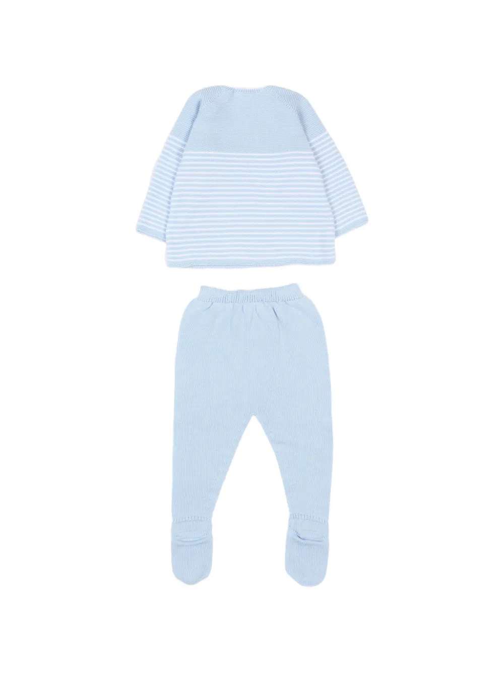  Paz Rodriguez Ensemble De Vêtements Pour Bébé à Rayures (deux Pièces) - Bleu 